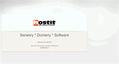 Desktop Screenshot of inf-polsl.hostit.pl