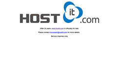 Desktop Screenshot of hostit.com